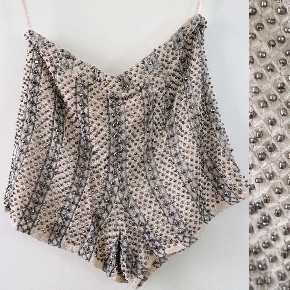 Like New  Beaded Top Shop Shorts!